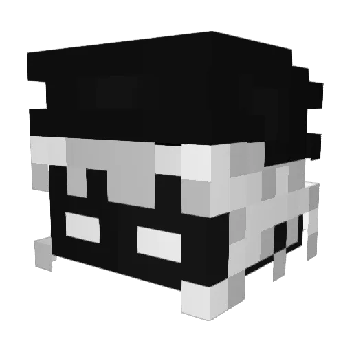 doorknobbler Minecraft avatar head, 3D render