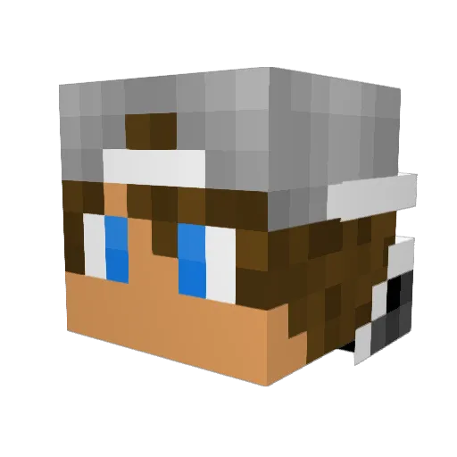 doorman_d Minecraft avatar head, 3D render
