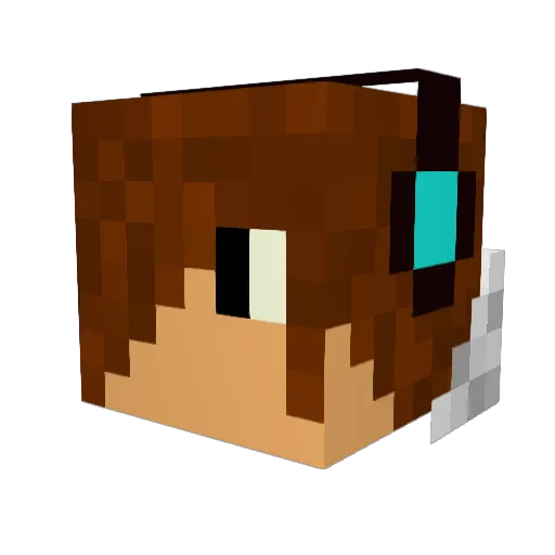 doormanquta9 Minecraft avatar head, 3D render