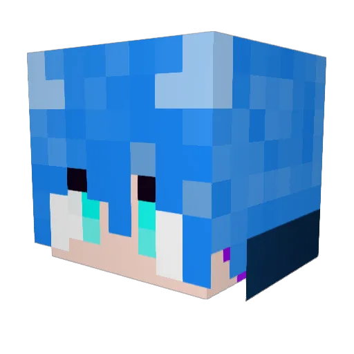 doovur123 Minecraft avatar head, 3D render