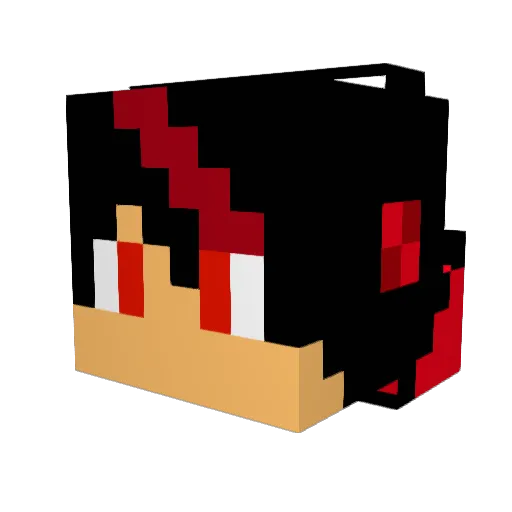 dopegamer30 Minecraft avatar head, 3D render