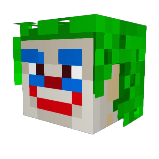 dopeness101 Minecraft avatar head, 3D render