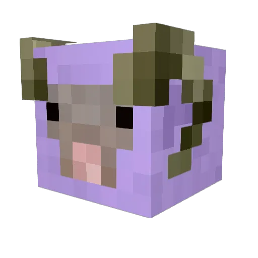 dopepro Minecraft avatar head, 3D render