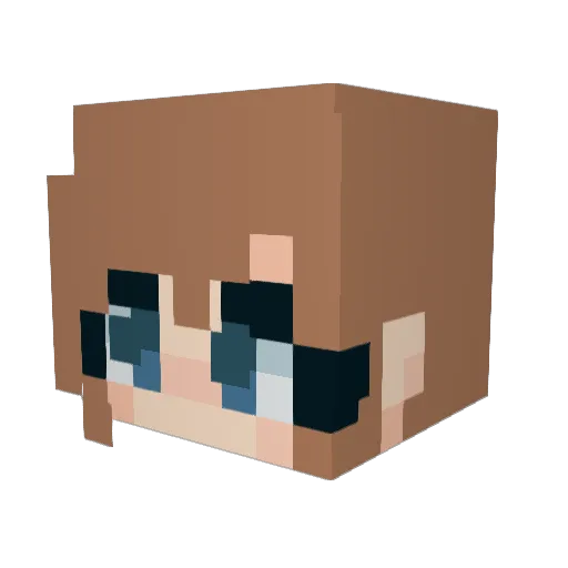dopeville1 Minecraft avatar head, 3D render