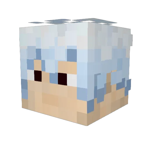 dopey95 Minecraft avatar head, 3D render