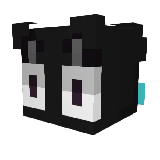 doppl Minecraft avatar head, 3D render