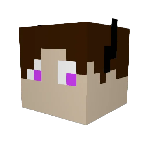 dor_marius Minecraft avatar head, 3D render