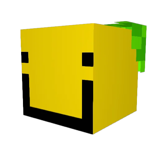 doraemon2793 Minecraft avatar head, 3D render