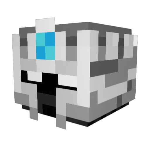 dorakong Minecraft avatar head, 3D render