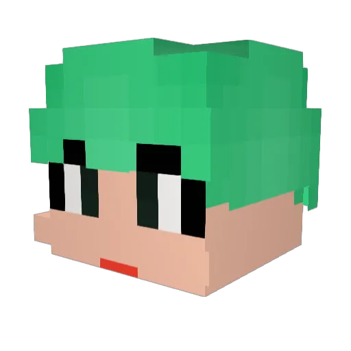 dorang376 Minecraft avatar head, 3D render