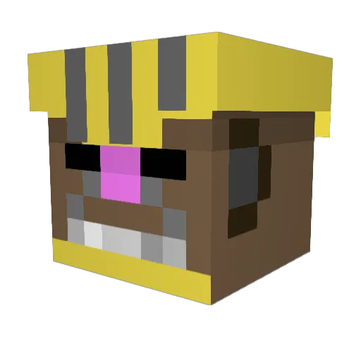 doreja Minecraft avatar head, 3D render