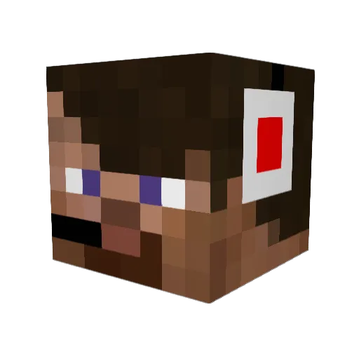 dori_lax Minecraft avatar head, 3D render
