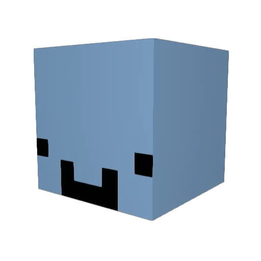 dorianbot Minecraft avatar head, 3D render