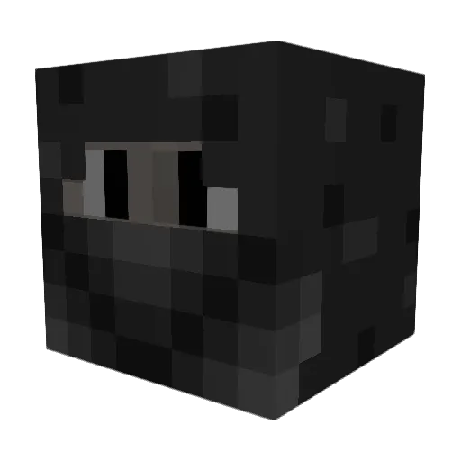 dorifto_ Minecraft avatar head, 3D render