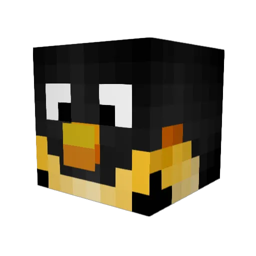 dorinlegend Minecraft avatar head, 3D render
