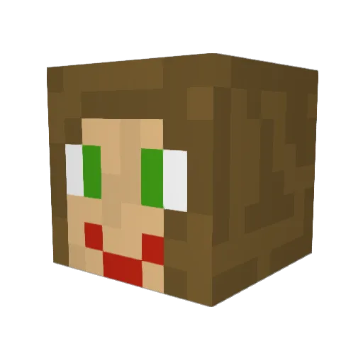 dorisboris05 Minecraft avatar head, 3D render
