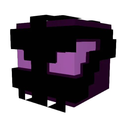 doritohead Minecraft avatar head, 3D render