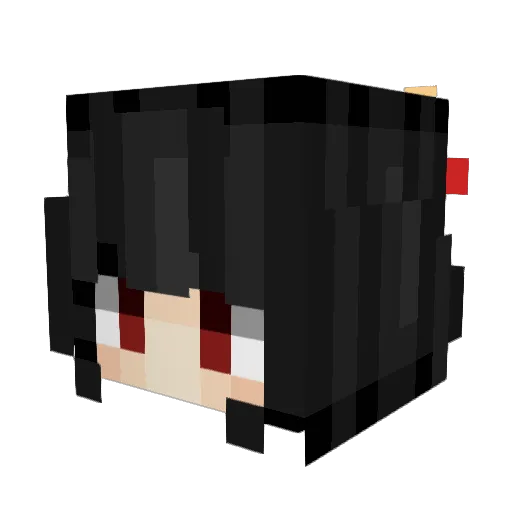 doritops Minecraft avatar head, 3D render