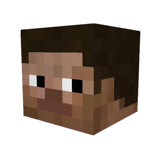 dorivry1 Minecraft avatar head, 3D render