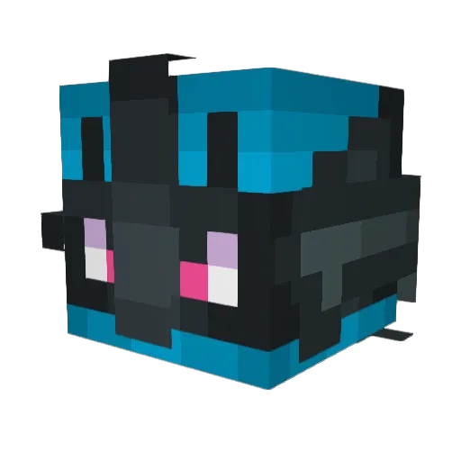 dorizuru Minecraft avatar head, 3D render