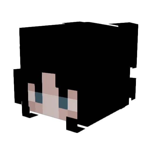 dorizz69 Minecraft avatar head, 3D render