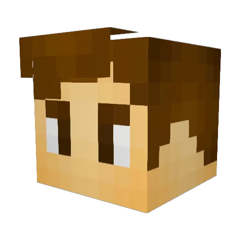 dorketch Minecraft avatar head, 3D render