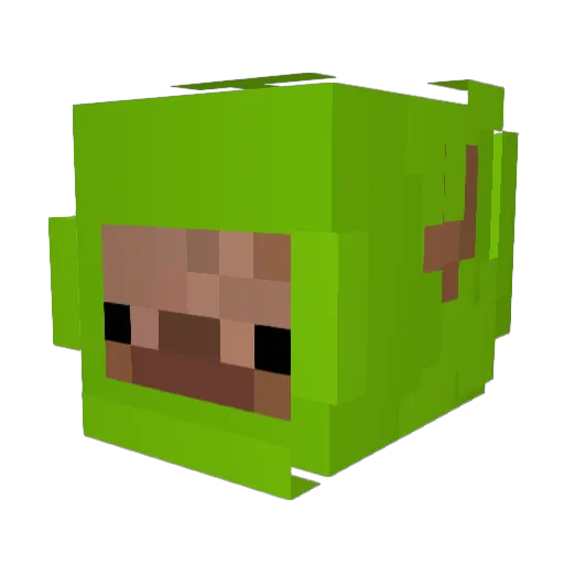 dornA9 Minecraft avatar head, 3D render