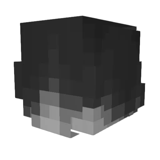 doroo444 Minecraft avatar head, 3D render
