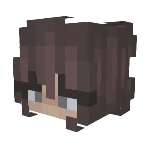 dorota2021 Minecraft avatar head, 3D render