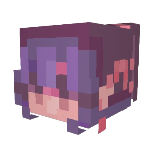 dorothy1119 Minecraft avatar head, 3D render