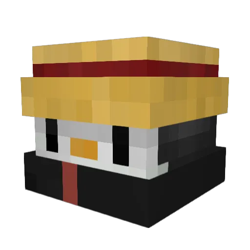 doru1014 Minecraft avatar head, 3D render