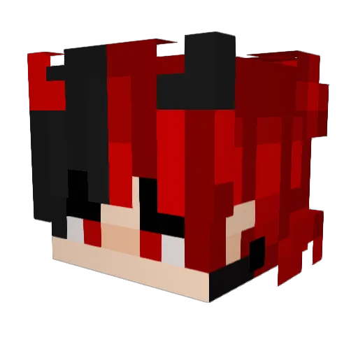 doruknamli Minecraft avatar head, 3D render