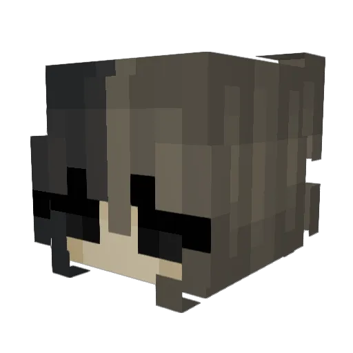 doserox Minecraft avatar head, 3D render