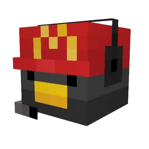 dospinguinos Minecraft avatar head, 3D render