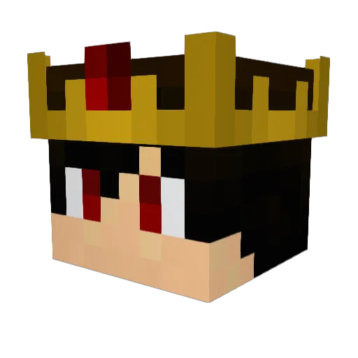 dostro212 Minecraft avatar head, 3D render