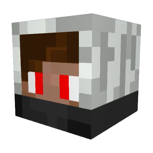 dosukoi08 Minecraft avatar head, 3D render