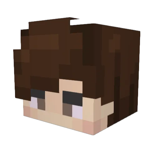 dotKt Minecraft avatar head, 3D render