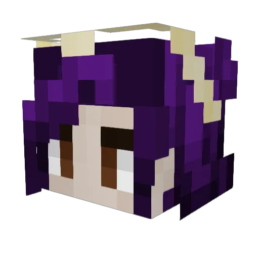dotTITANdot Minecraft avatar head, 3D render