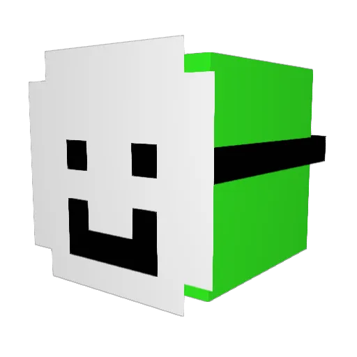 dotat45 Minecraft avatar head, 3D render