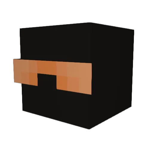 dotdot1671 Minecraft avatar head, 3D render