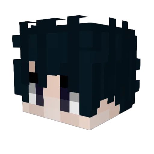 doteden Minecraft avatar head, 3D render