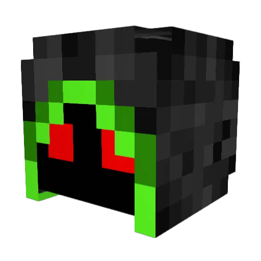 dotreman Minecraft avatar head, 3D render