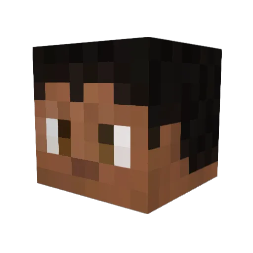 dottaz Minecraft avatar head, 3D render