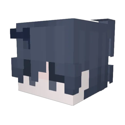dottist Minecraft avatar head, 3D render