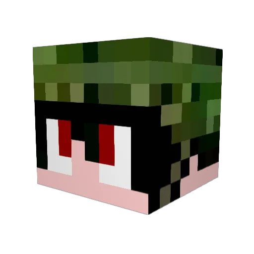 dotto0929 Minecraft avatar head, 3D render