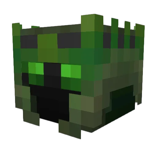 dou23 Minecraft avatar head, 3D render