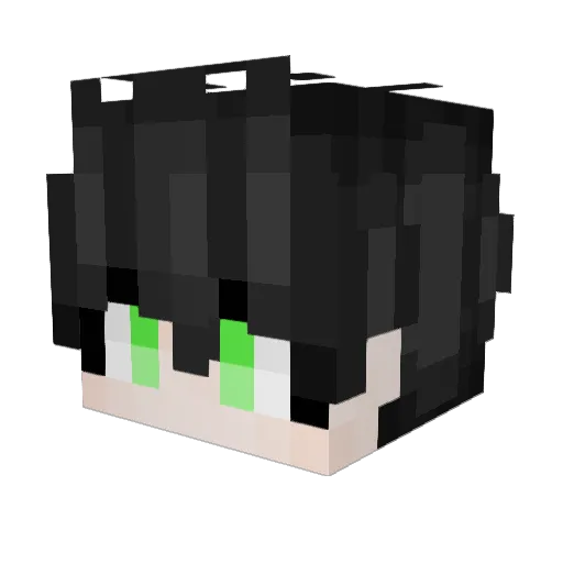 doubie0054 Minecraft avatar head, 3D render