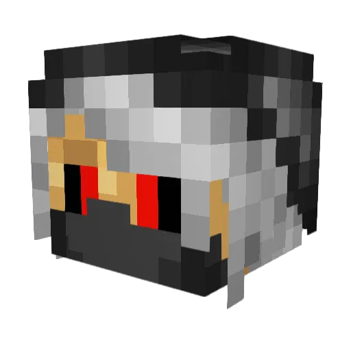 double_doodle Minecraft avatar head, 3D render