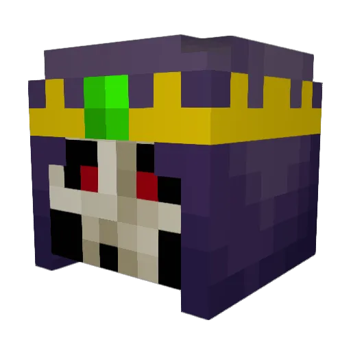doubleblumpkin Minecraft avatar head, 3D render
