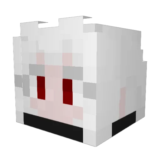 doublehelix Minecraft avatar head, 3D render